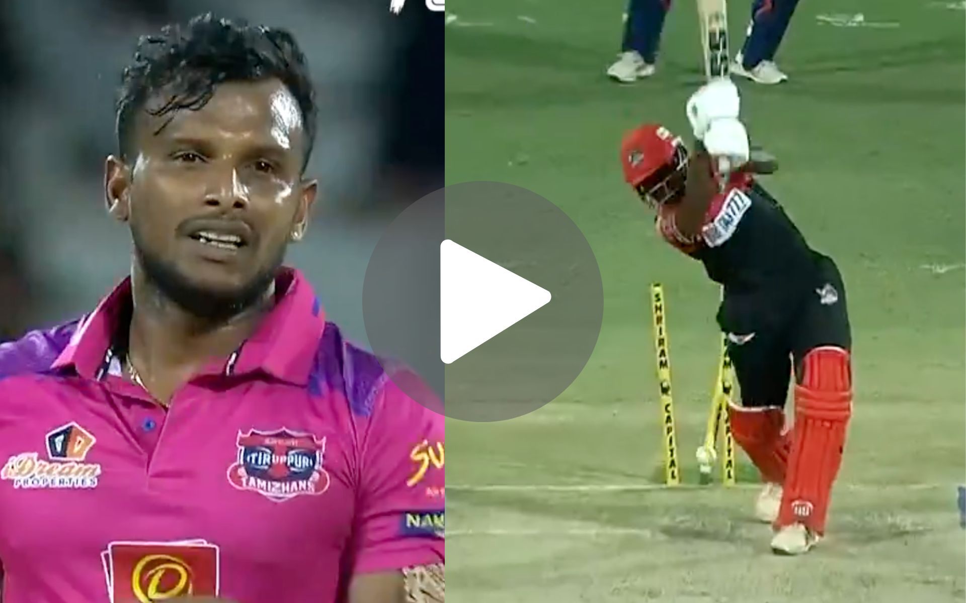 [Watch] Natarajan's Spearing Yorkers, Dangerous Bouncers, Clever Cutters During TNPL 2024 